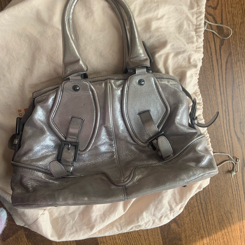 BOSS orange Brand Silver large Tote 👜 bag purse. Travel bag - Picture 6 of 9
